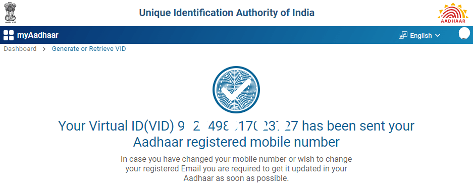 How to Generate Aadhar Virtual ID (VID)