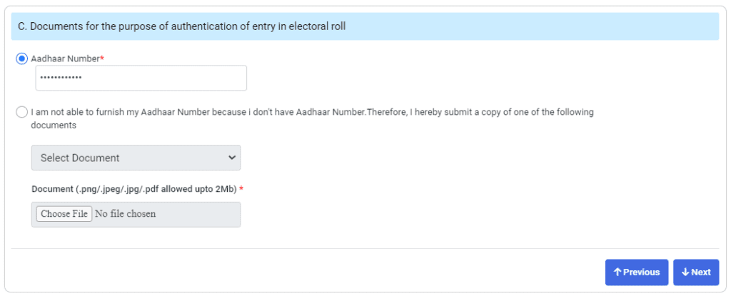 How to Link Voter ID with Aadhar Online